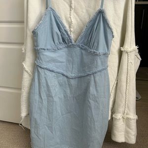 Xs blue tiger mist dress worn once